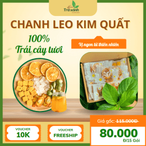 Trà chanh leo kim quất