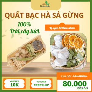 quất bạc hà sả gừng